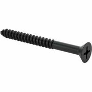 BSC PREFERRED Flat Head Screws for Particleboard&Fiberboard Black-Oxide Steel Number 6 Size 1-1/2 Long, 100PK 90252A110